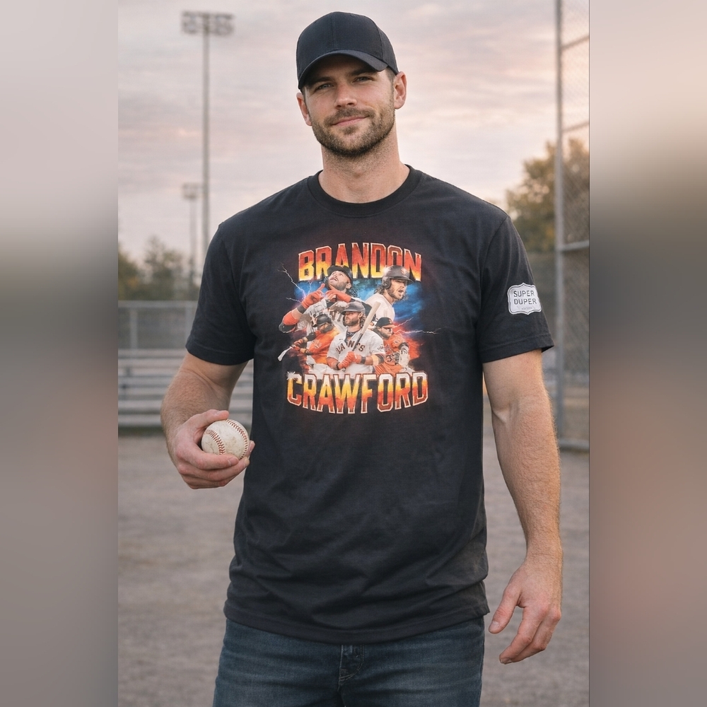 Brandon Crawford San Francisco Giants Retirement T Shirt XL